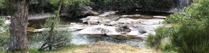 Rock in river
